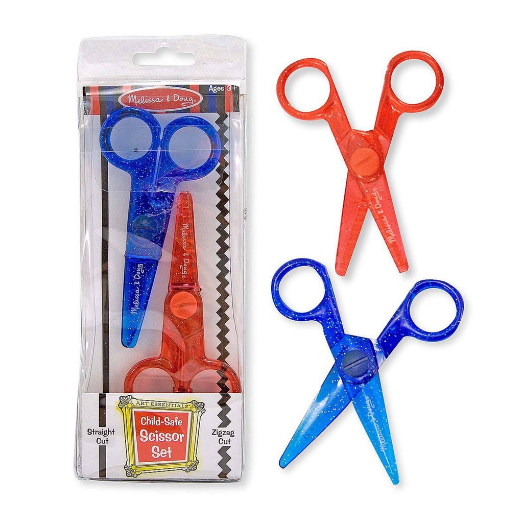 Melissa And Doug Straight And Zigzag Cut Child Safe Scissors Set - Radar Toys