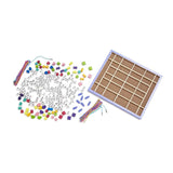 Melissa And Doug Wooden Stringing Beads Craft Set - Radar Toys