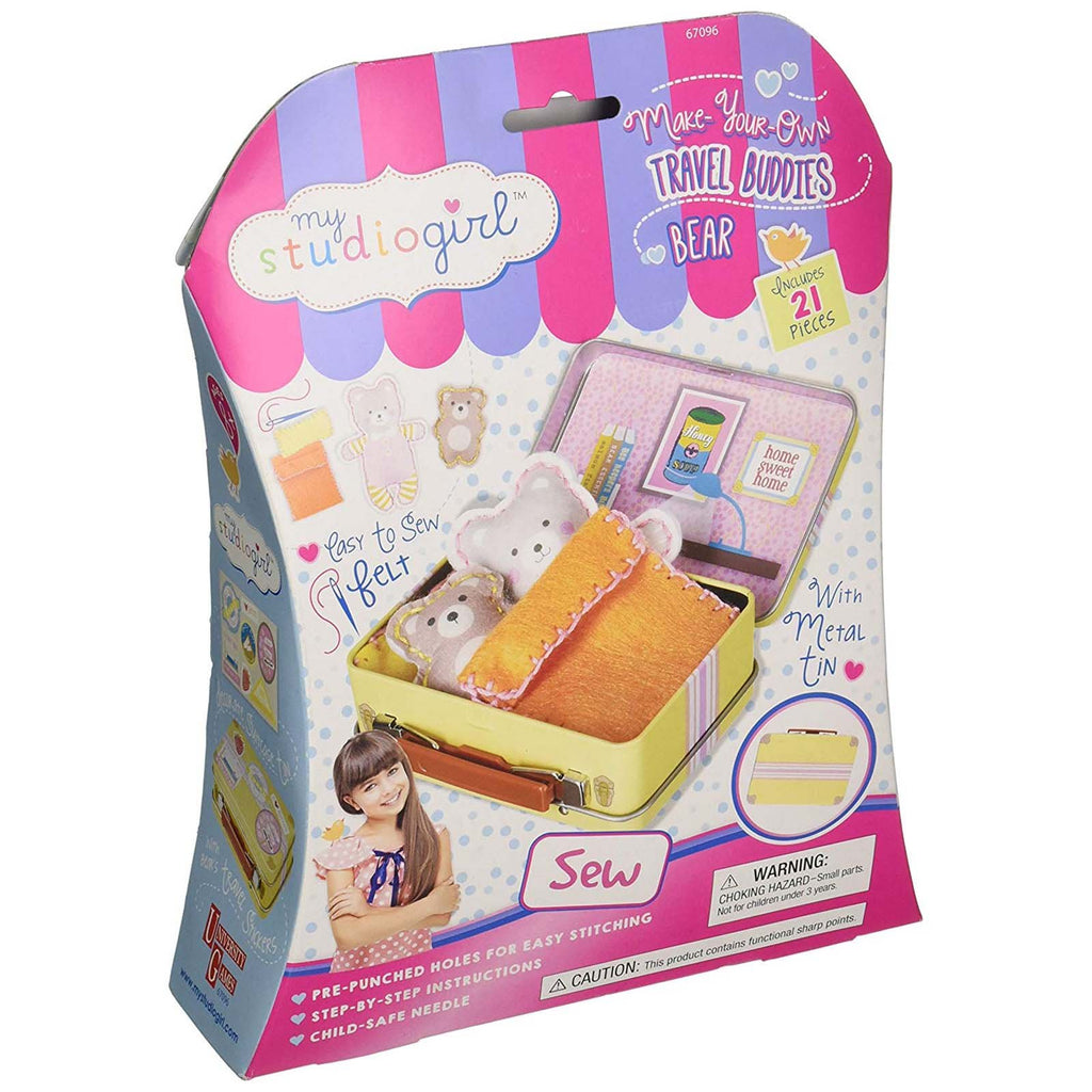 My Studio Girl Travel Buddies Bear Sew Set - Radar Toys