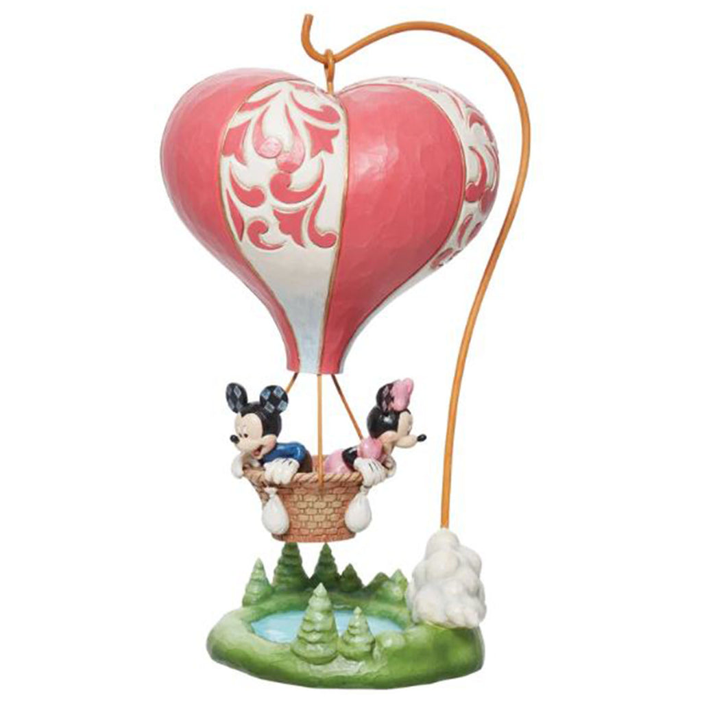 Enesco Disney Traditions Mickey Minnie Heart Balloon Love Takes Flight Figurine