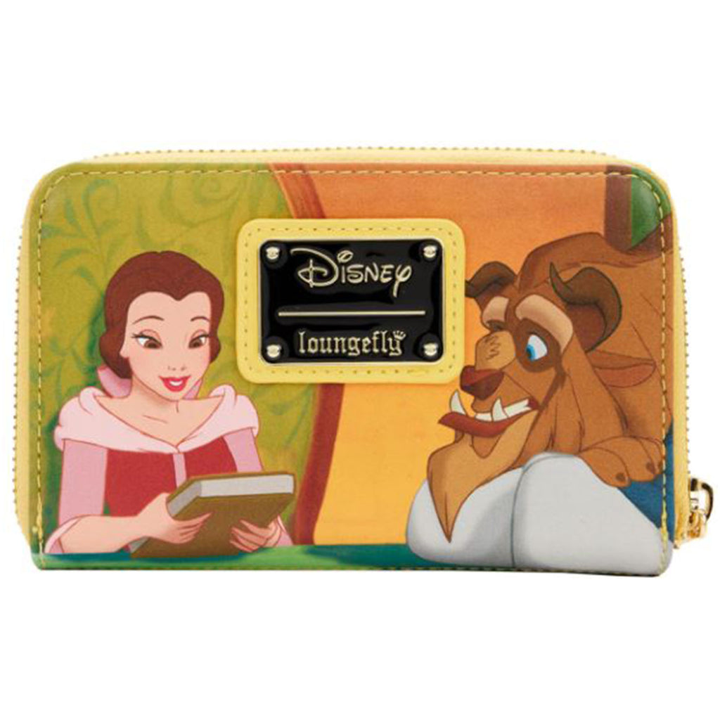 Loungefly Disney Beauty And The Beast Belle Princess Scene Zip Around Wallet
