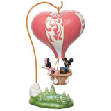 Enesco Disney Traditions Mickey Minnie Heart Balloon Love Takes Flight Figurine - Radar Toys