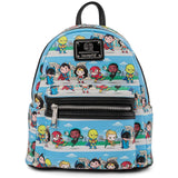 Loungefly DC Superheroes Chibi Lineup Mini Backpack - Radar Toys