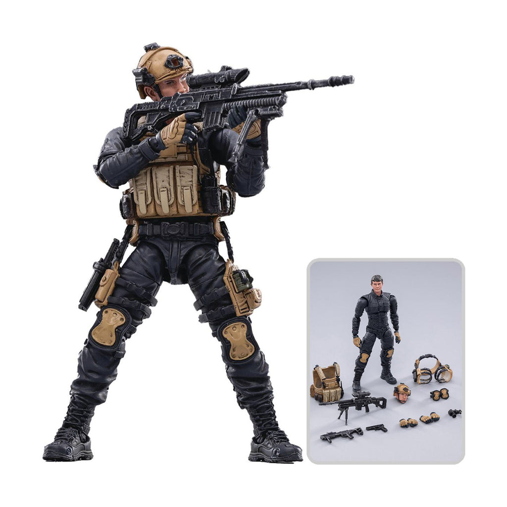 Joy Toy 1st Peoples Armed Police Sniper Action Figure