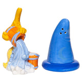 Enesco Disney Showcase Fantasia Sorcerer Hat And Broom Salt Pepper Shakers - Radar Toys