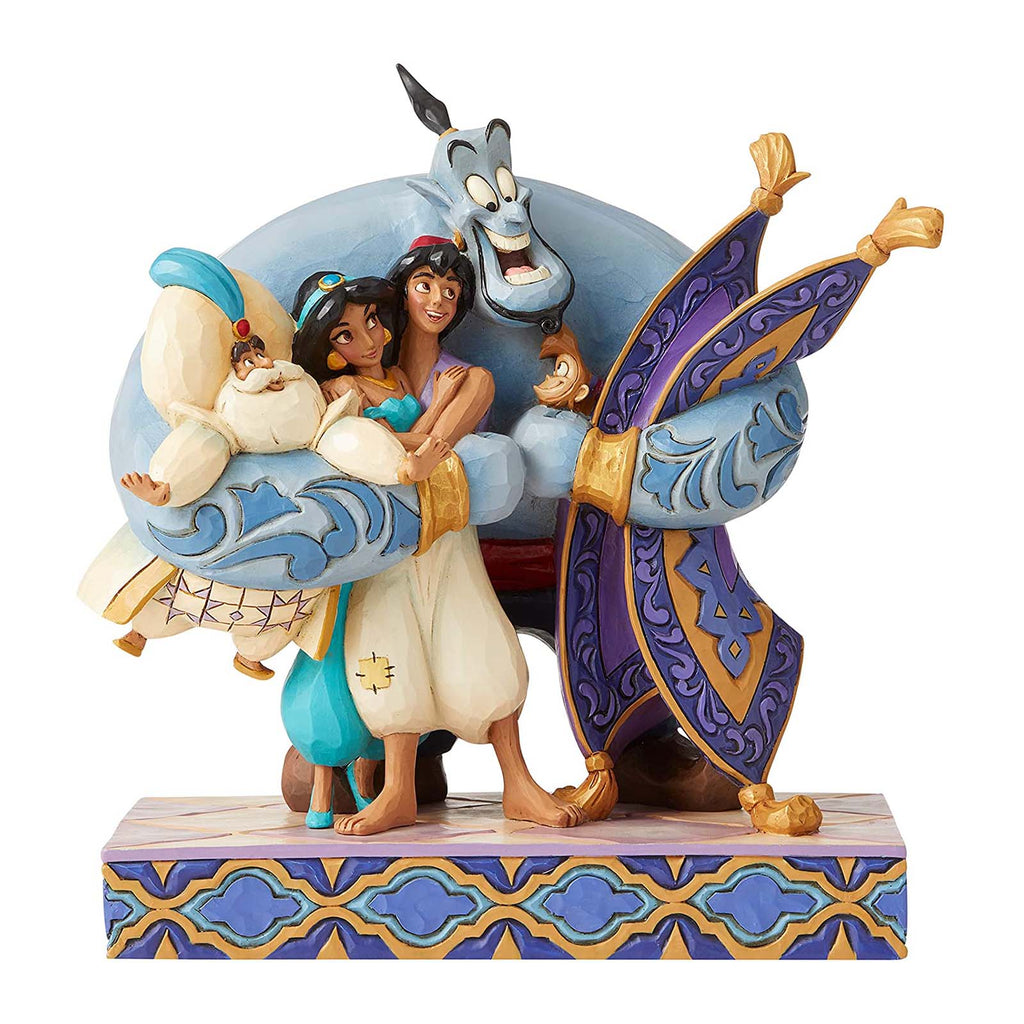 Enesco Disney Traditions Aladdin Group Hug Figurine