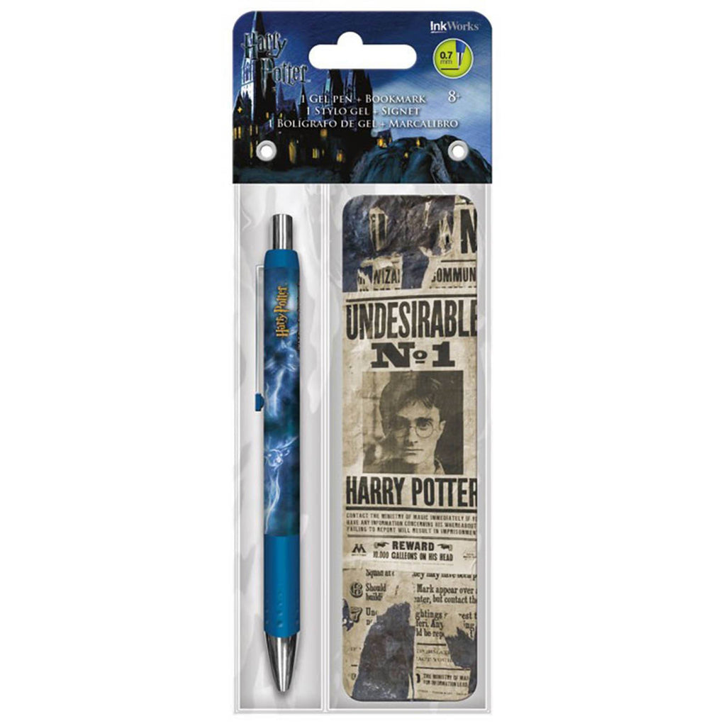Harry Potter Gel Pen And Bookmark Set