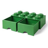 Room Copenhagen LEGO® Dark Green 8-Knobs Drawers - Radar Toys