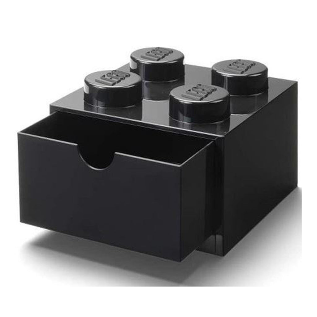 Room Copenhagen LEGO® Black 4-Knobs Storage Brick - Radar Toys