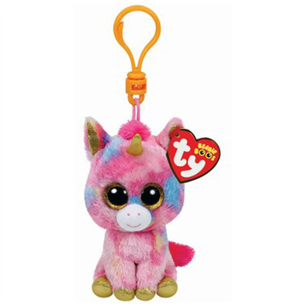 TY Fantasia Unicorn 5 Inch Plush Clip