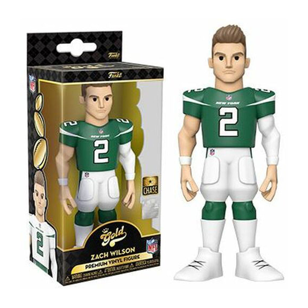 Funko NFL Jets Gold Zach Wilson Figure CHASE