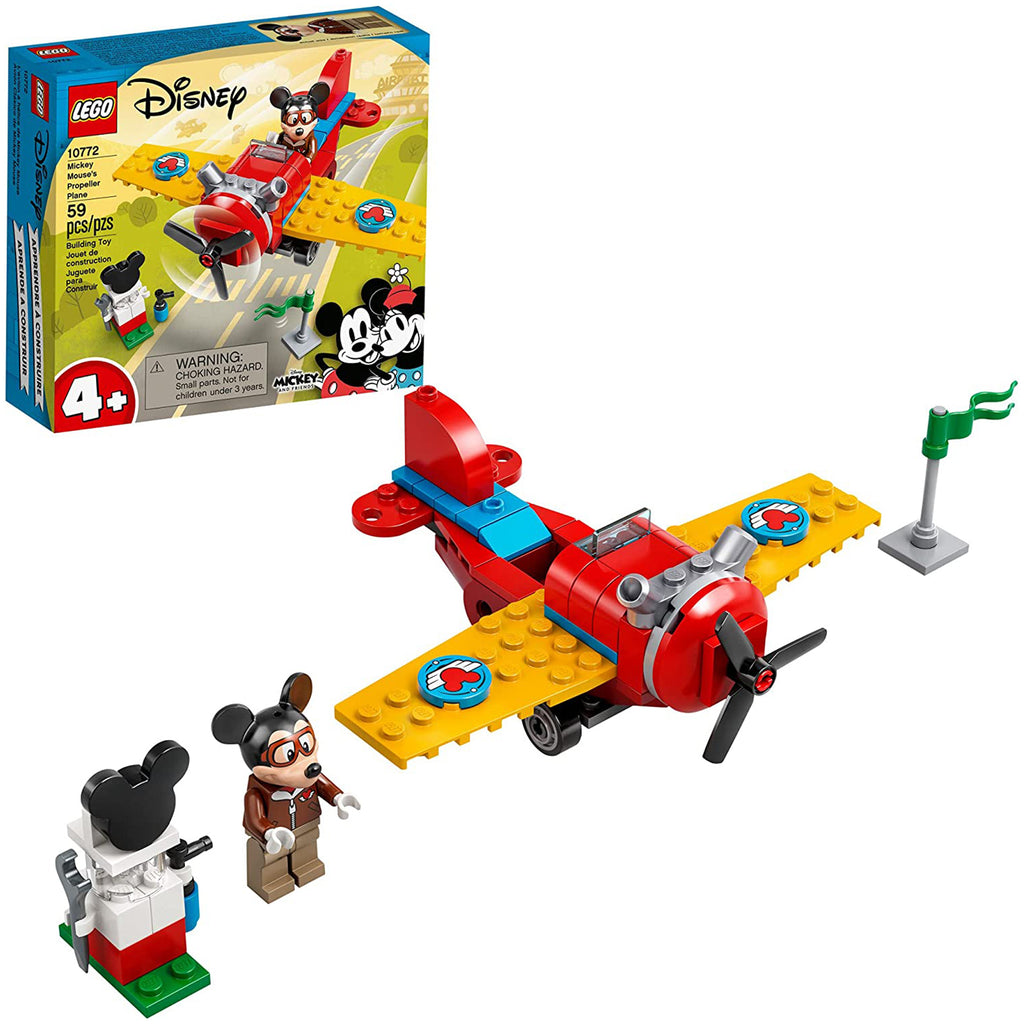 LEGO® Disney Mickey Mouse's Propeller Plane Building Set 10772 - Radar Toys