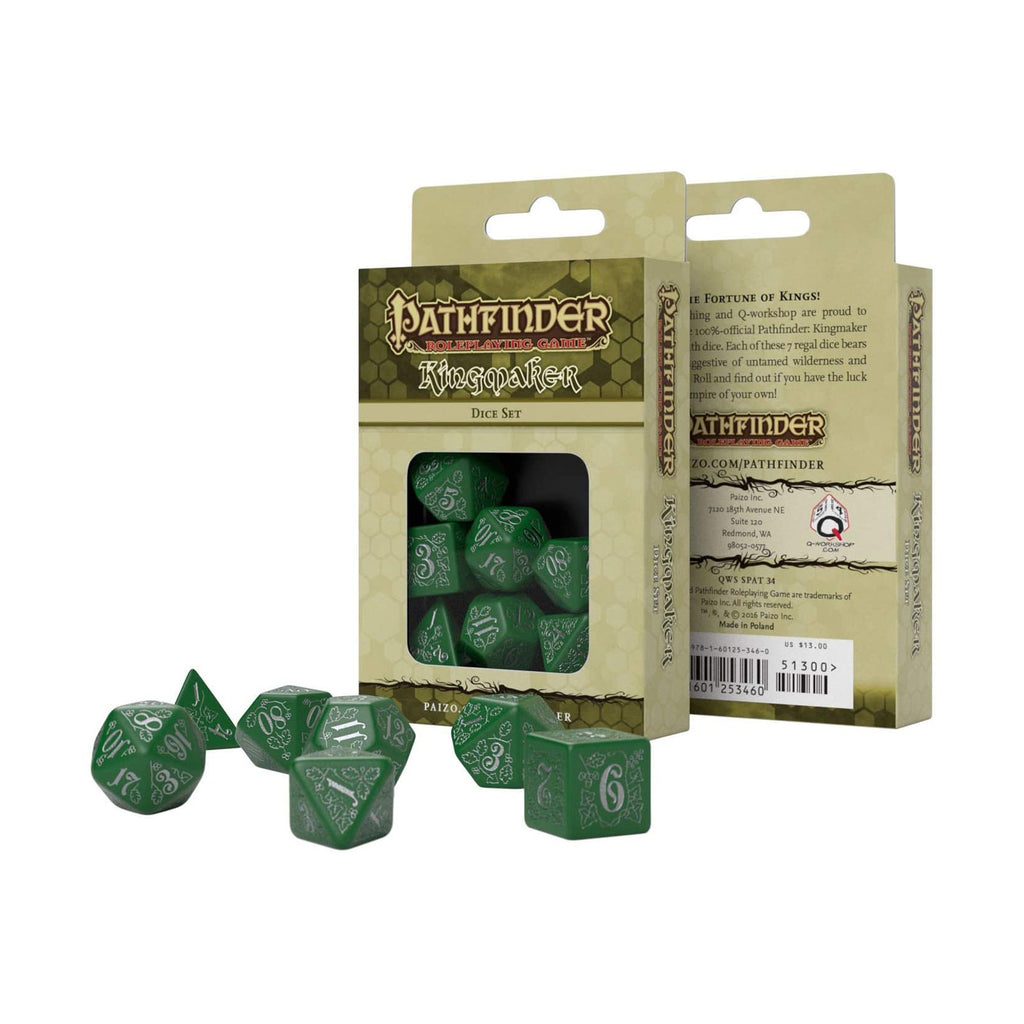 Q-Workshop Pathfinder Kingmaker Roleplaying 7 Piece Dice Set - Radar Toys