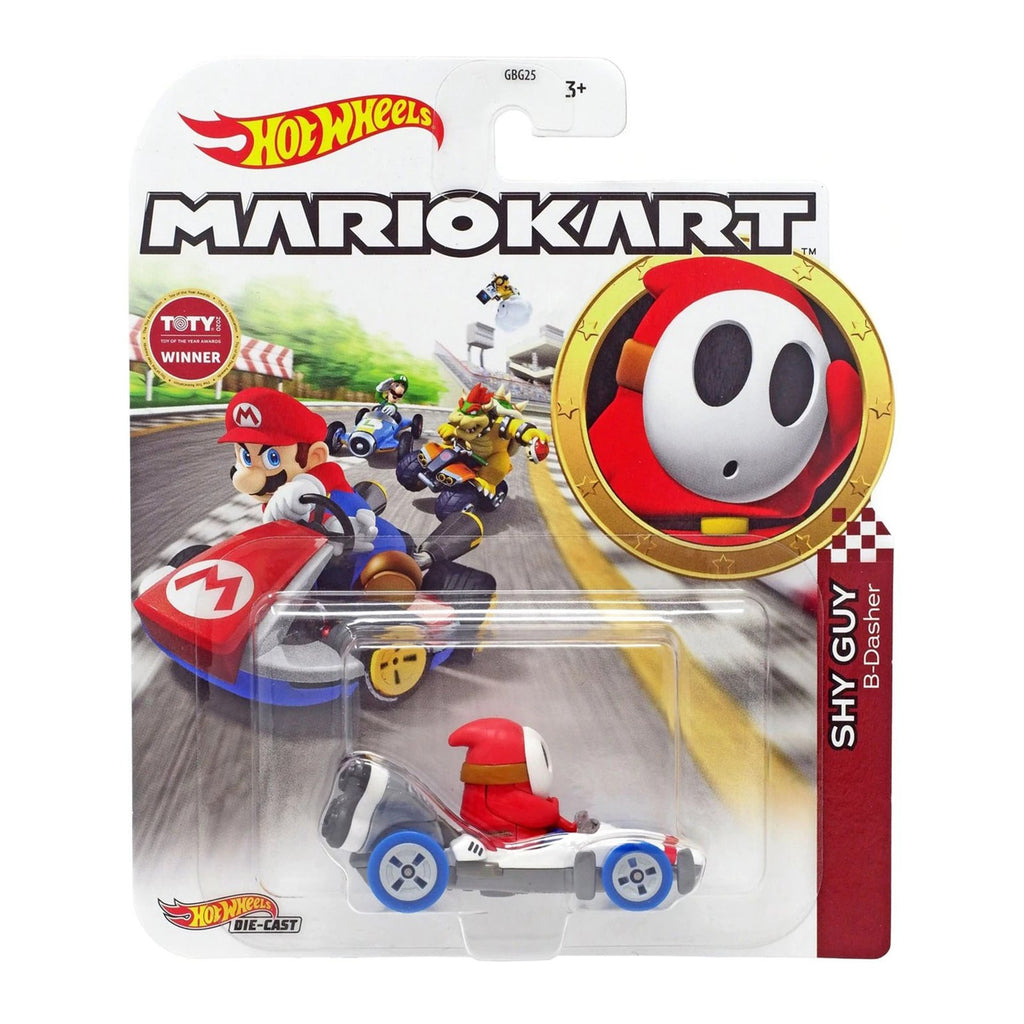 Hot Wheels Mario Kart Shy Guy B-Dasher Kart - Radar Toys