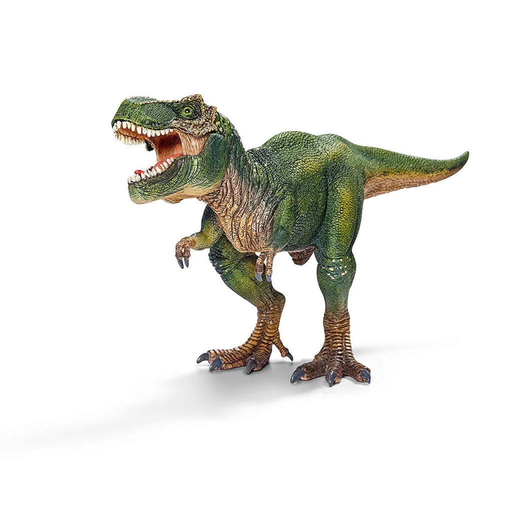 Schleich Tyrannosaurus Rex Green Brown Dinosaur Figure - Radar Toys