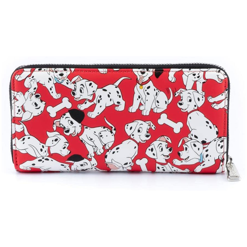 Loungefly Disney 101 Dalmatians 70th Anniversary All Over Print Zip Around Wallet