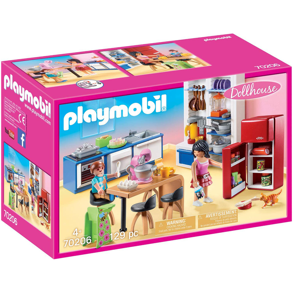 Playmobil Dollhouse Family Kitchen 70206 - Radar Toys