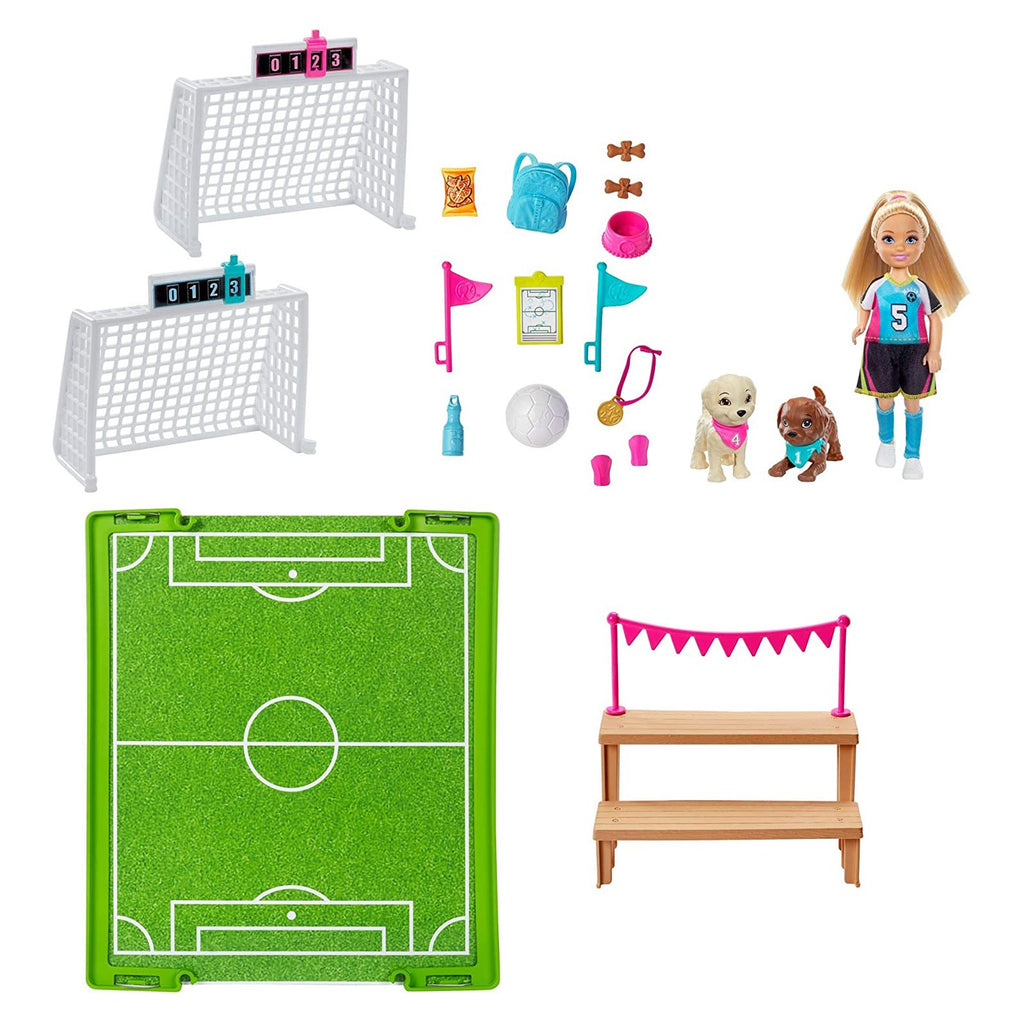Barbie Chelsea Soccer Playset