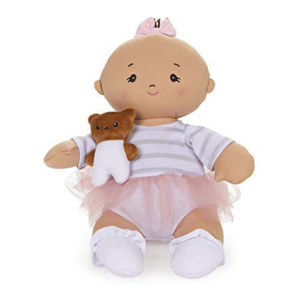 Gund Baby Doll With Teddy Bear 9 Inch Plush Figure - Radar Toys