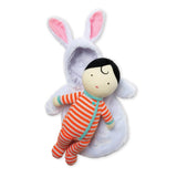 Manhattan Toy Snuggle Baby Hooded Bunny Sleep Sack 10 Inch Plush Doll Figure - Radar Toys