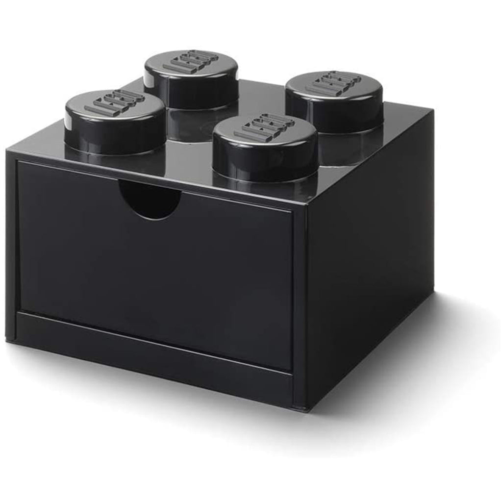 LEGO® Storage 4-Stud Desk Drawer Brick Black Storage Container - Radar Toys