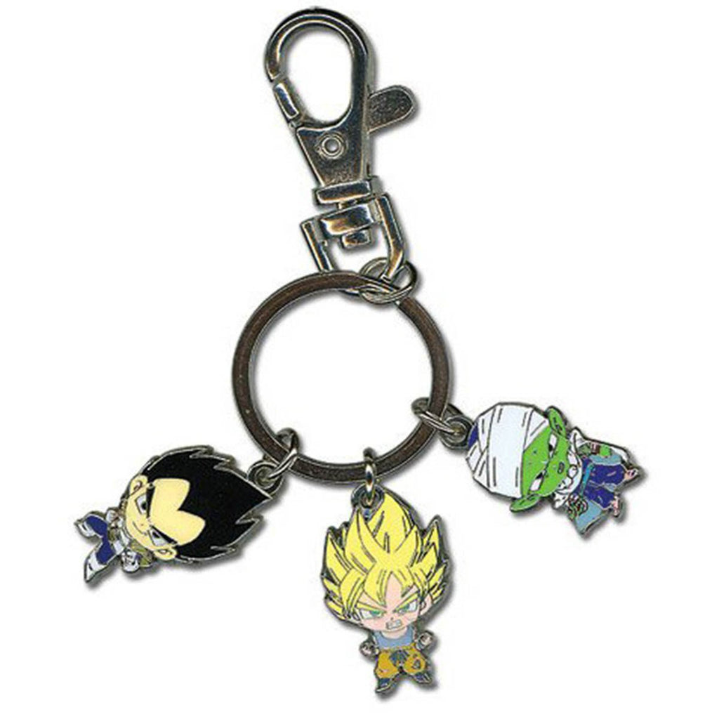 Dragon Ball Z Goku Vegeta And Piccolo Metal Keychain