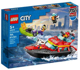 LEGO® City Fire Rescue Boat Building Set 60373 - Radar Toys