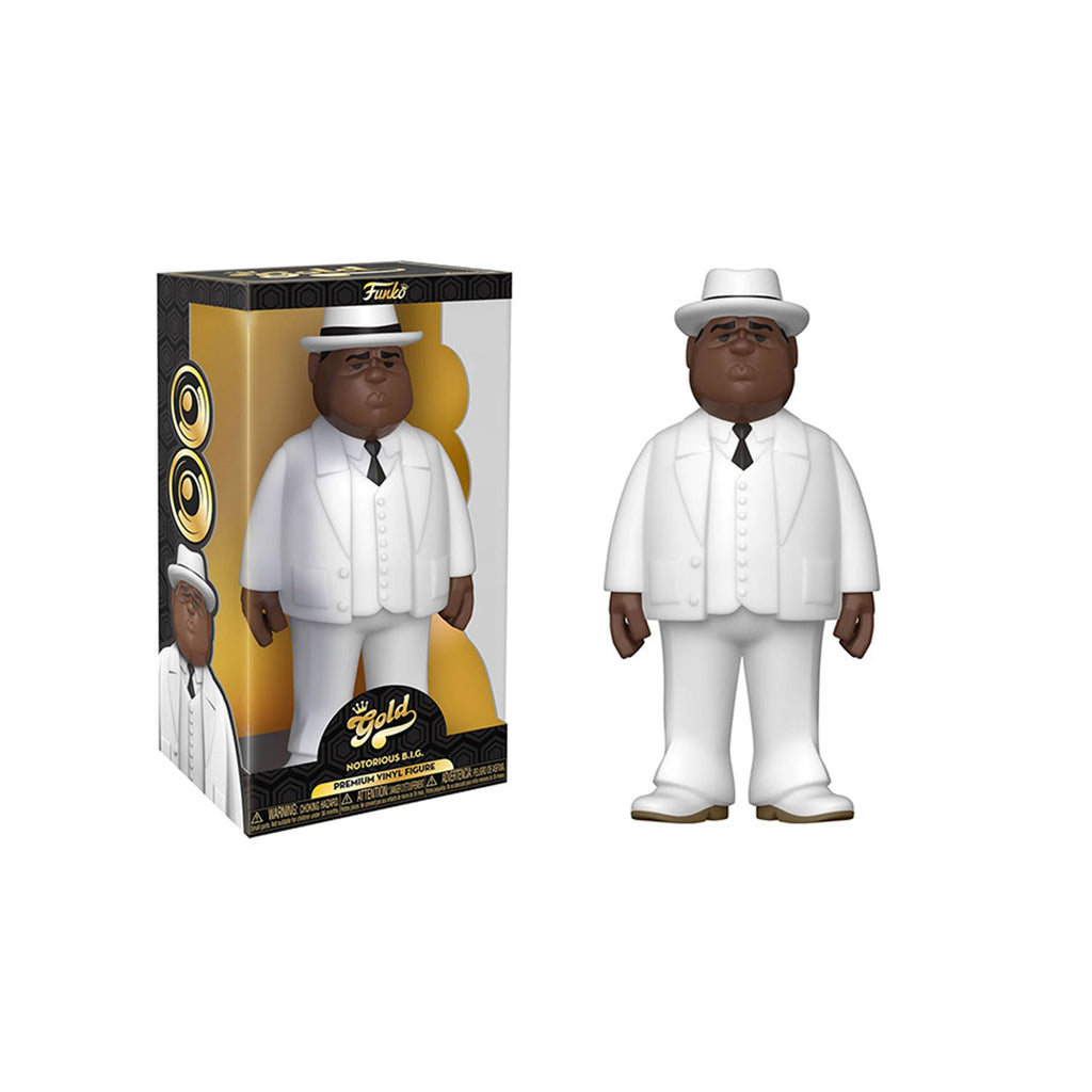 Funko Gold Notorious B.I.G. Biggie Smalls White Suit 12 Inch Vinyl Figure