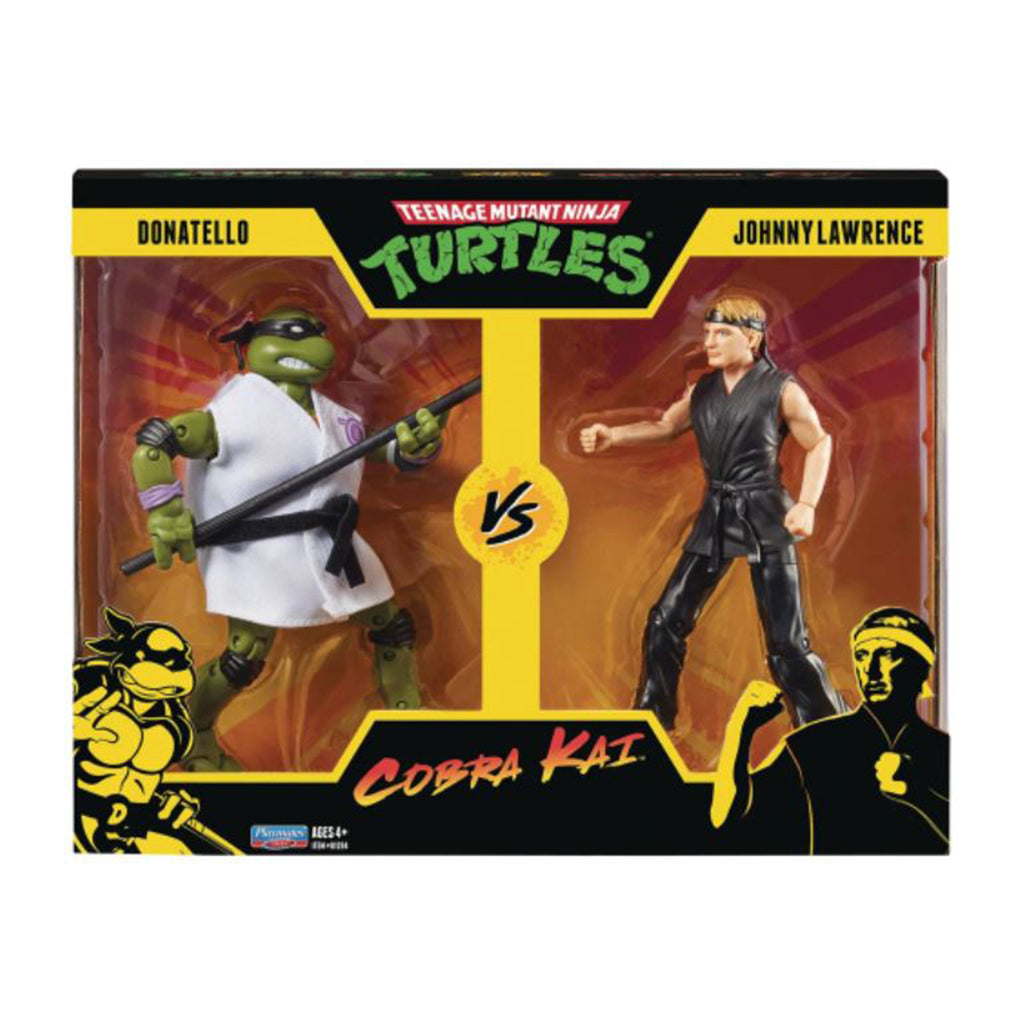 Playmates Turtles Cobra Kai Donatello Vs Johnny Lawrence Set - Radar Toys
