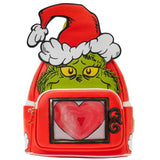 Loungefly Dr Seuss Grinch Lenticular Heart Mini Backpack - Radar Toys