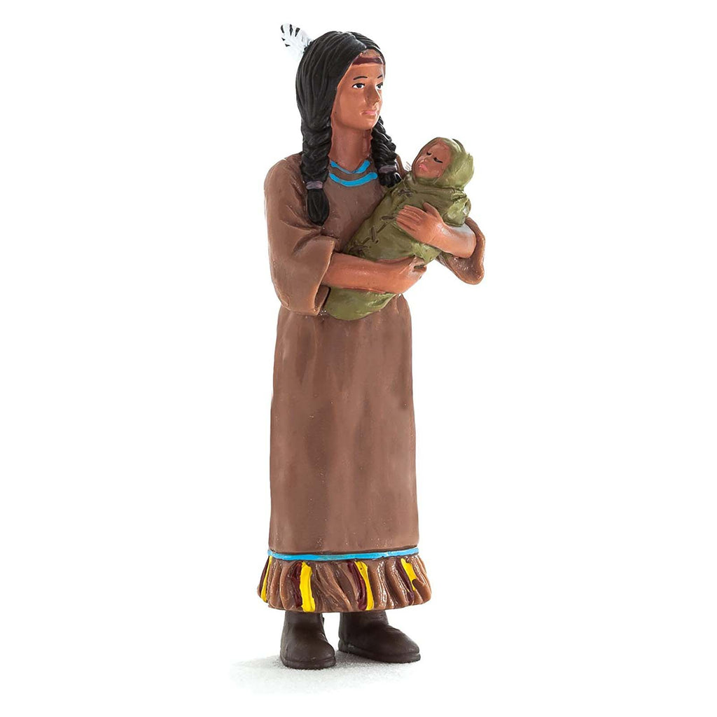 MOJO Native American Mother With Baby Figure 386502