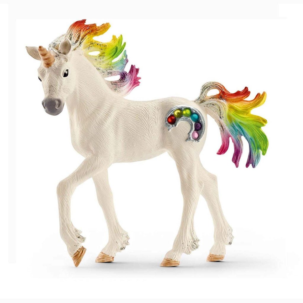 Schleich Rainbow Unicorn Foal Bayala Fantasty Figure 70525 - Radar Toys