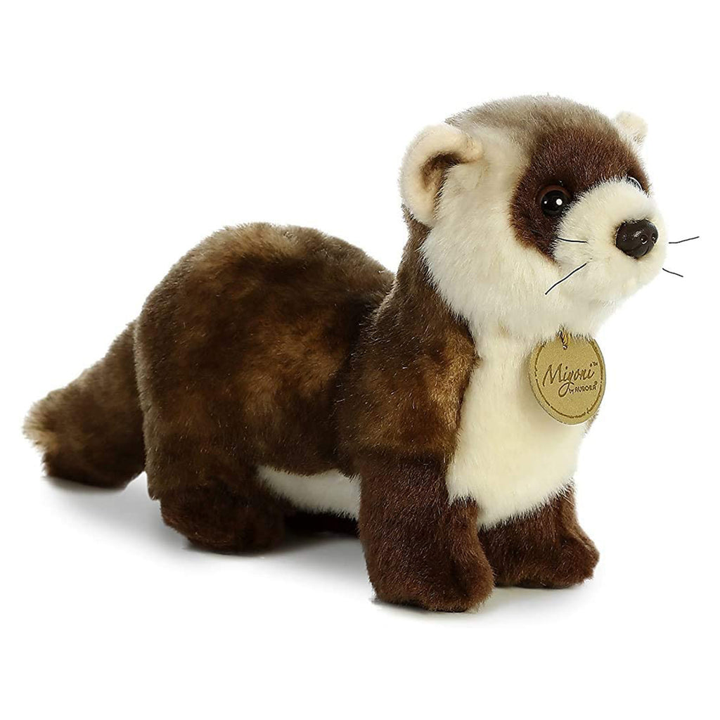 Aurora Miyoni Black Footed Ferret 10.5 Inch Plush