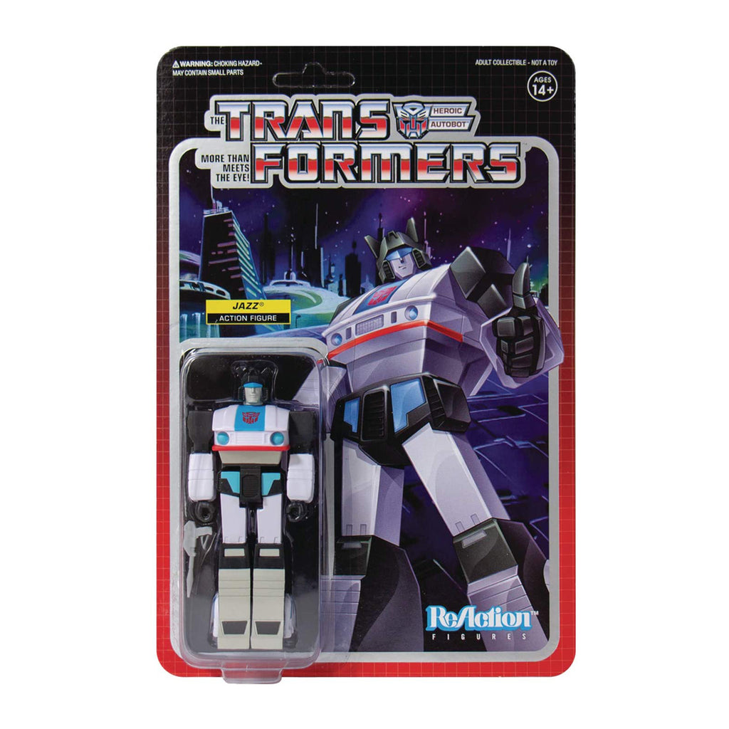 Super7 Transformers Jazz Reaction Figure