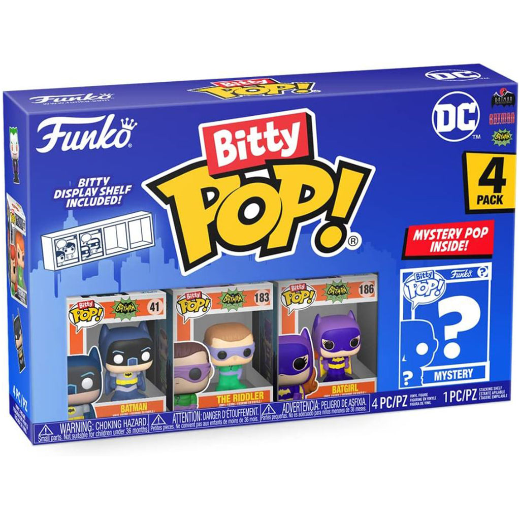 Funko DC Bitty POP Batman 4 Pack Set
