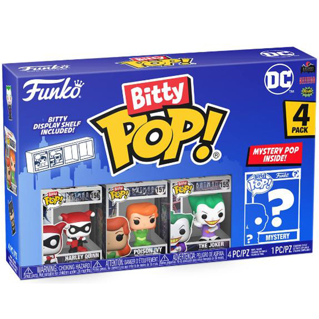 Funko DC Bitty POP Harley Quinn 4 Pack Set