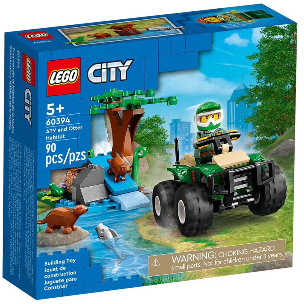 LEGO® City ATV And Otter Habitat Building Set 60394 - Radar Toys