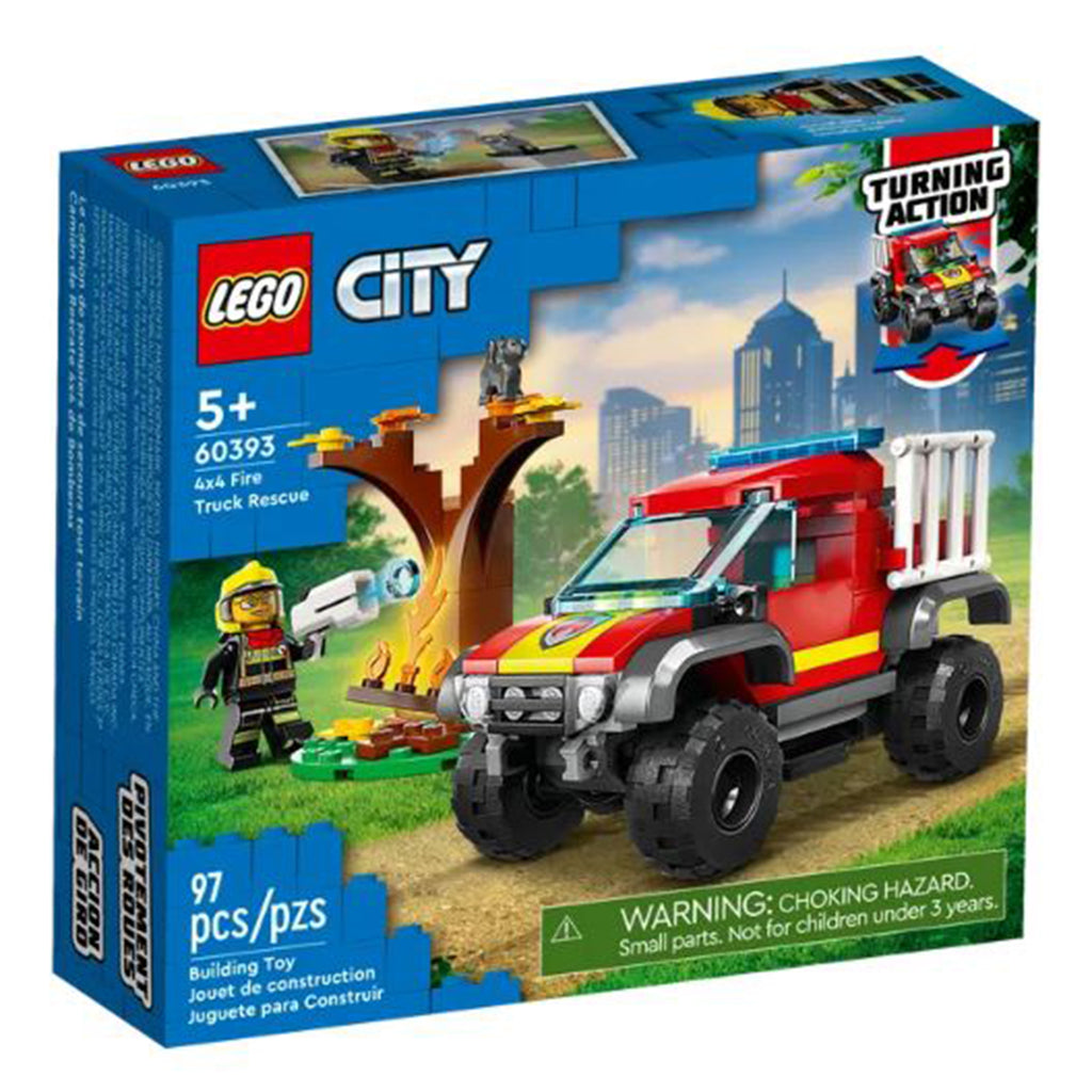 LEGO® City 4x4 Fire Truck Rescue Building Set 60393