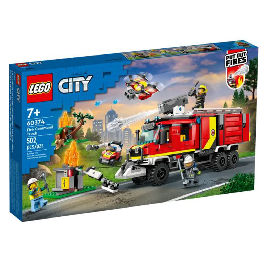 LEGO® City Fire Command Truck Building Set 60374