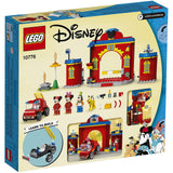 LEGO®  Disney Mickey And Friends Fire Truck And Station Building Set 10776 - Radar Toys