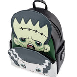 Loungefly Universal Monsters Frankie And Bride Cosplay Mini Backpack - Radar Toys