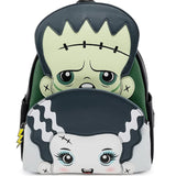 Loungefly Universal Monsters Frankie And Bride Cosplay Mini Backpack - Radar Toys