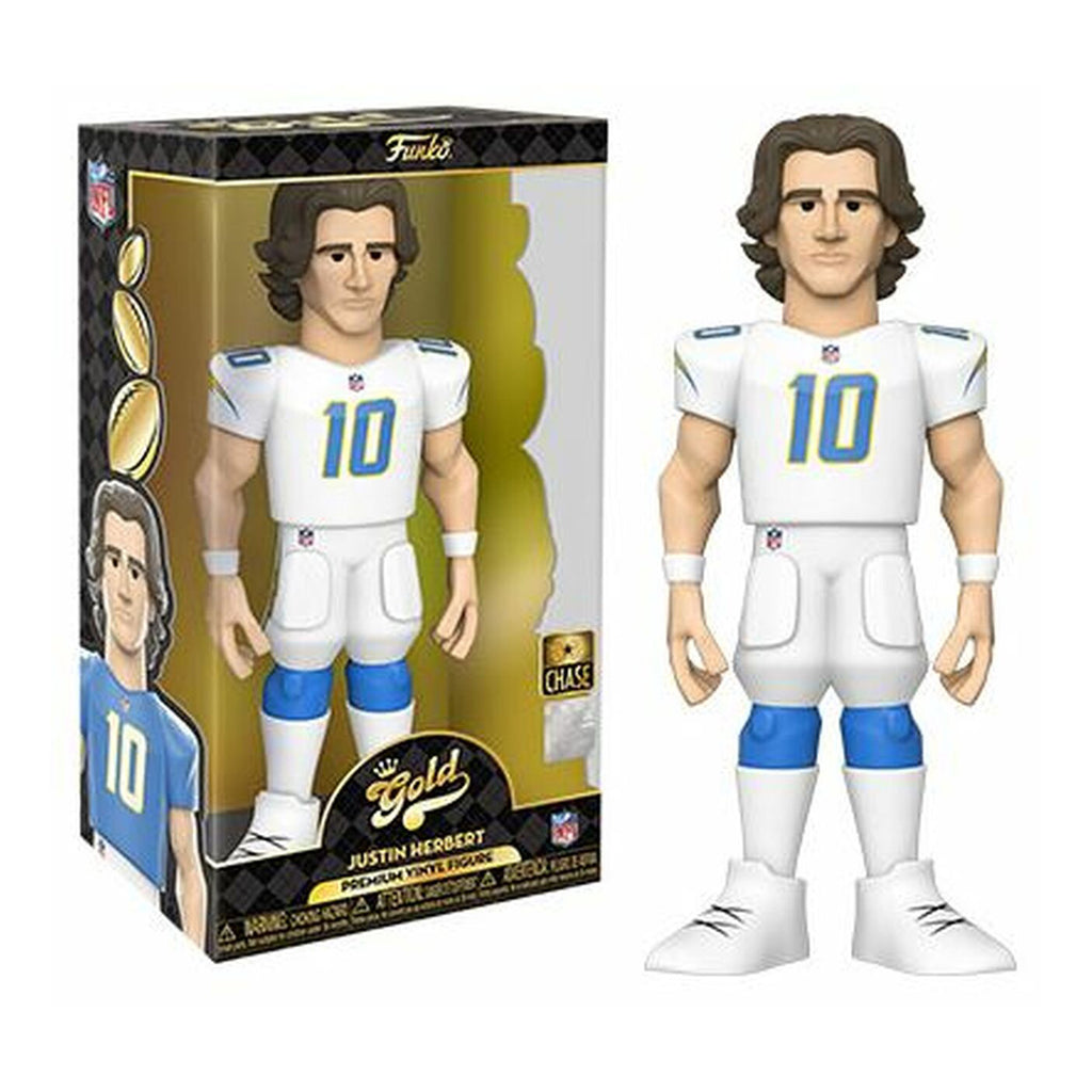 Funko NFL Chargers Gold Justin Herbert 12 Inch Figure CHASE