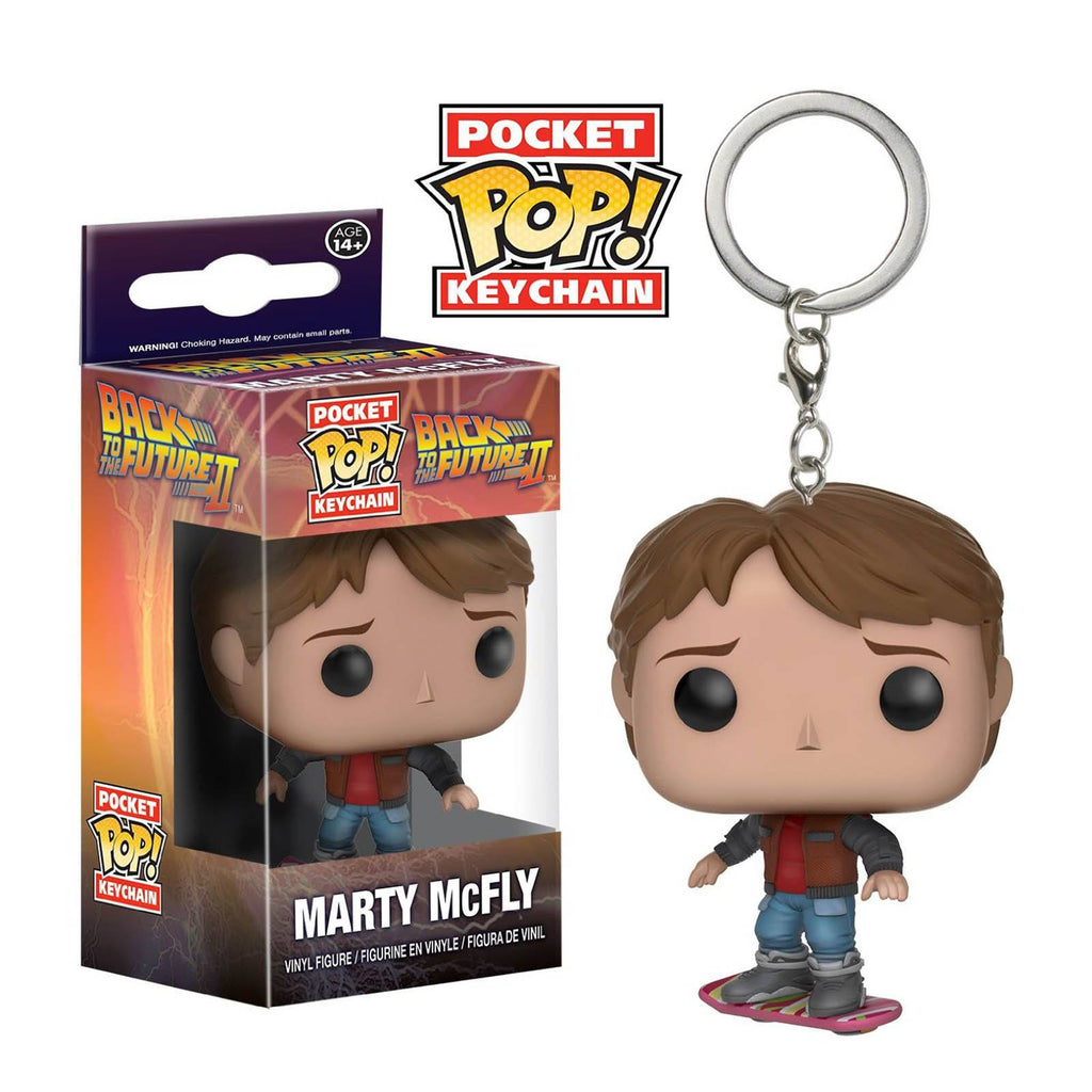 Funko Back To The Future Pocket POP Marty McFly Figure Keychain
