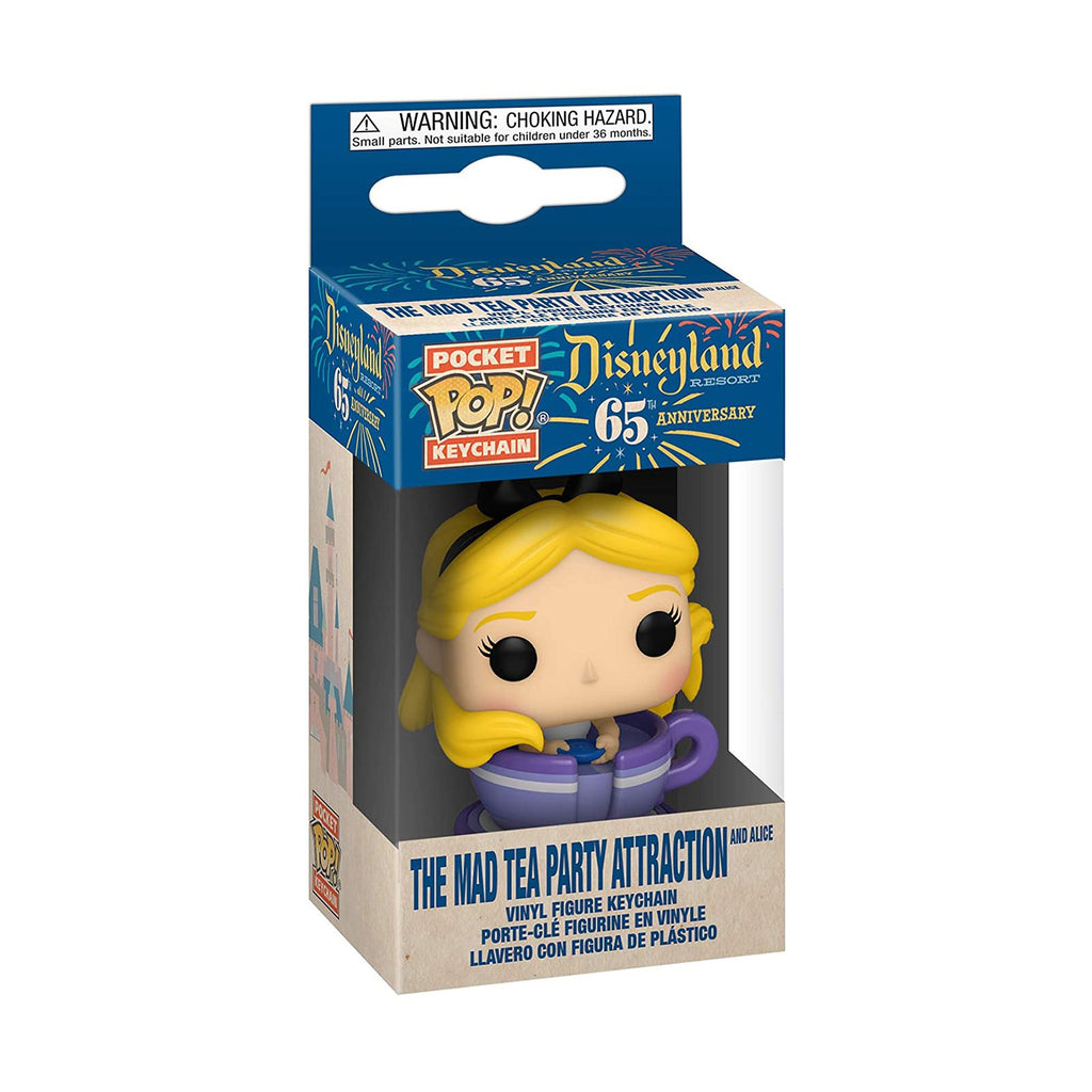 Funko Disneyland 65th Anniversary Pocket POP Alice Mad Tea Party Figure Keychain