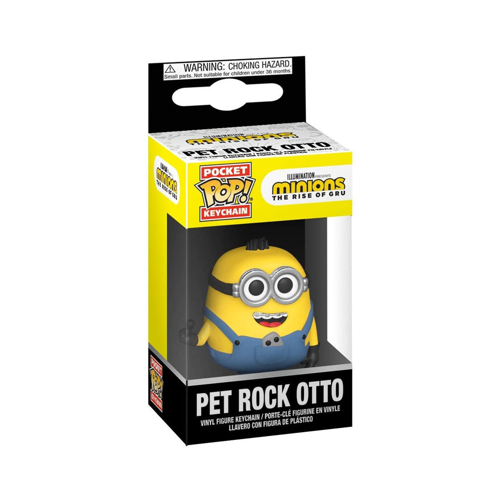 Funko Minions Rise Of Gru Pocket POP Pet Rock Otto Keychain