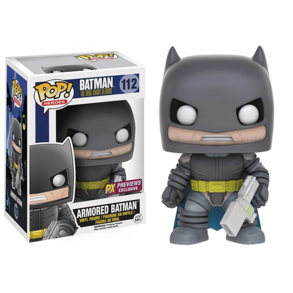 Funko Dark Knight Returns PX Exclusive POP Armored Batman Masked Vinyl Figure