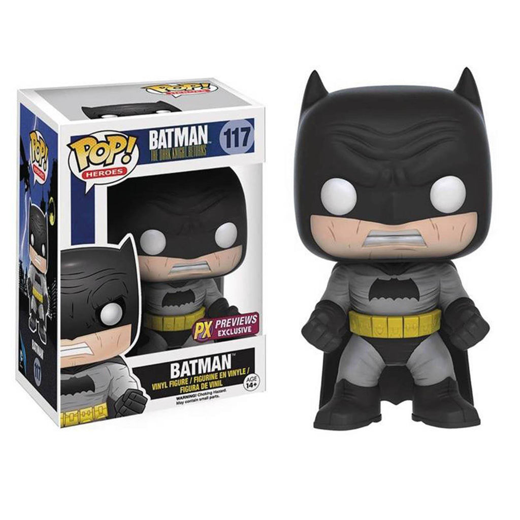 Funko Dark Knight Returns PX Exclusive POP Batman Black Vinyl Figure
