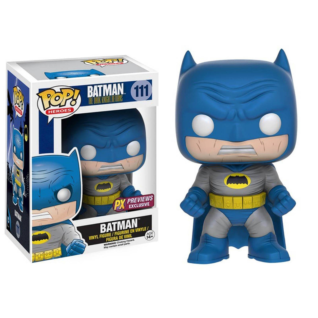 Funko Dark Knight Returns PX Exclusive POP Batman Blue Vinyl Figure