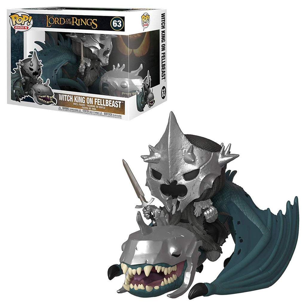 Funko Lord Of The Rings POP Rides Witch King On Fellbeast Figure Set